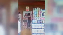 Surveillance video shows couple snatching supplements from store in Davie, owner says